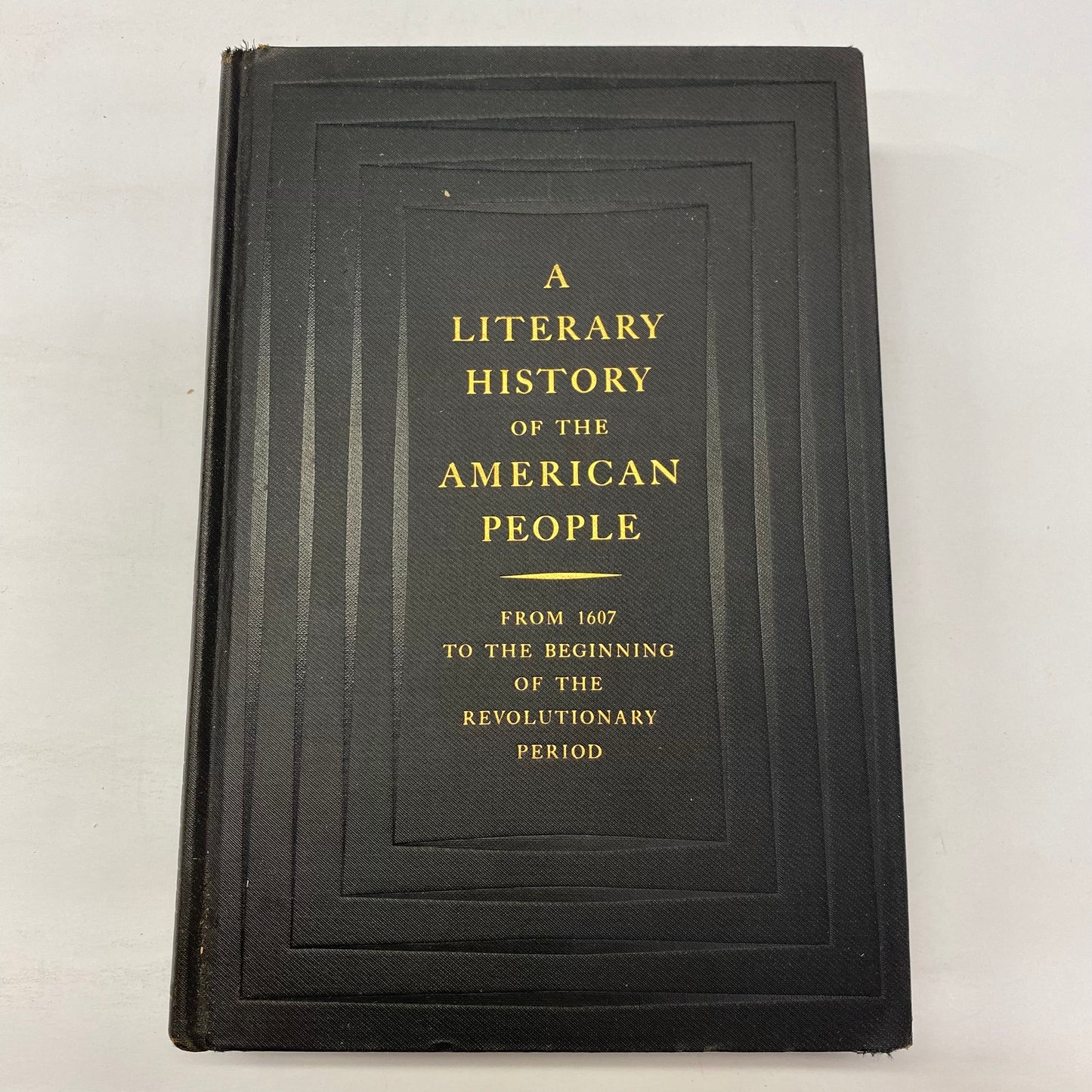 A Literary History of the American People - Charles Angoff - 1931