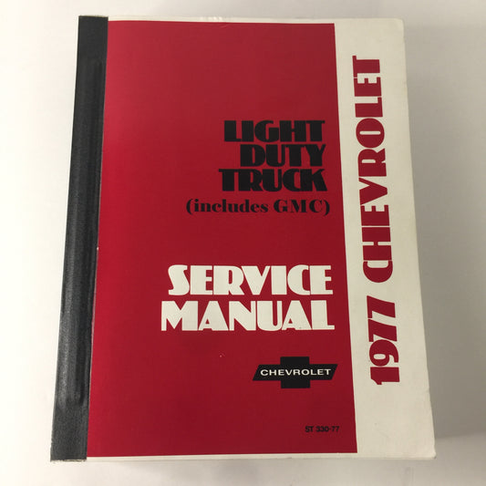 Light Duty Truck Service Manual - Chevrolet - 1977