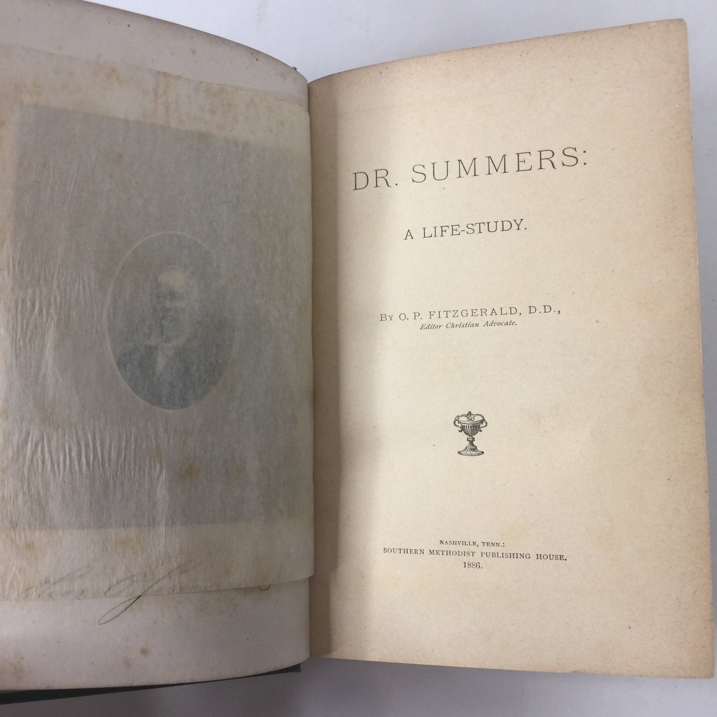 Dr. Summer’s: A Life Study - O. P.  Fitzgerald - 1886