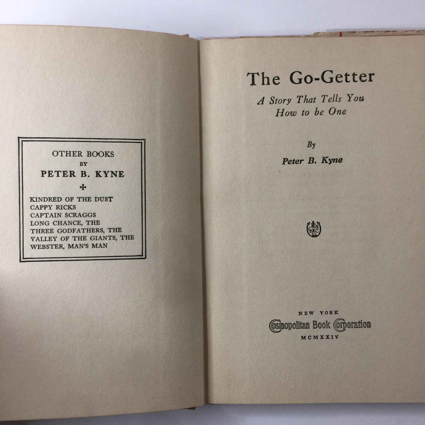 The Go-Getter - Peter B. Kyne - 1921