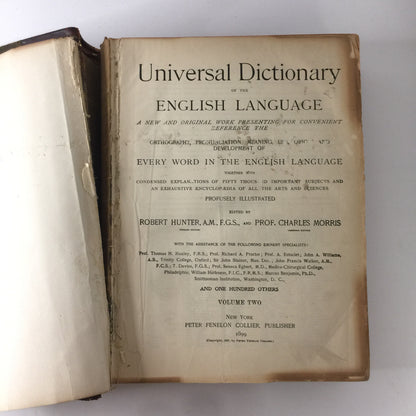 Universal Dictionary of the English Language - Various - 1899