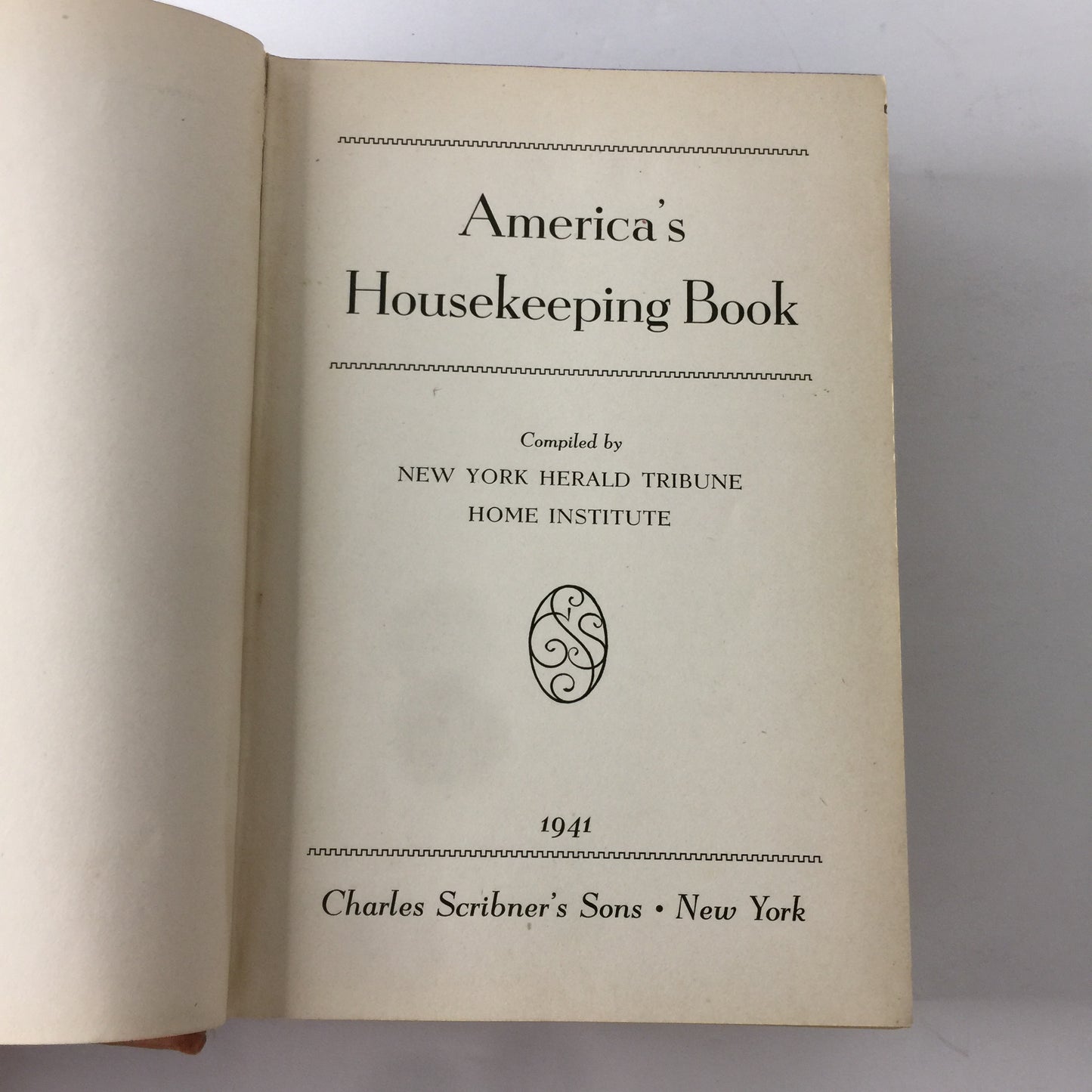 America’s Housekeeping Book - Author Unknown - 1941