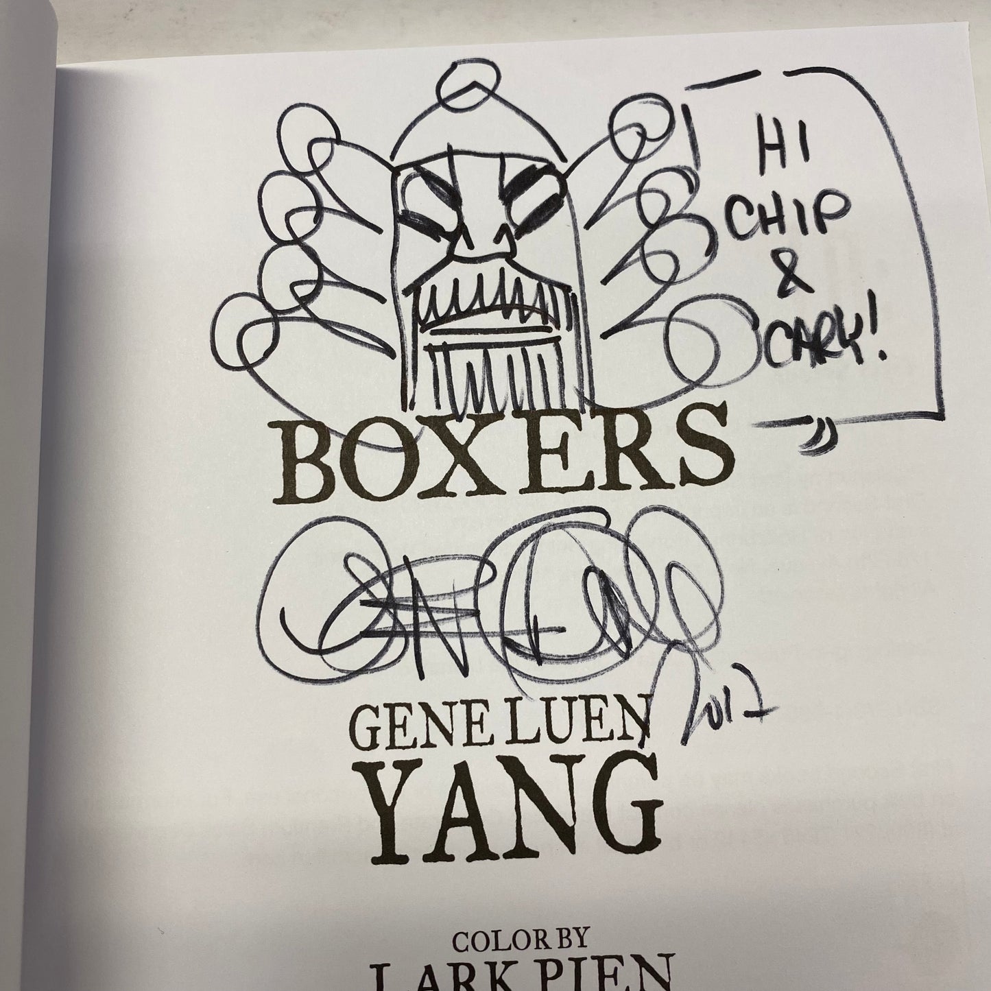 Boxers and Saints - Gene Luen Yang - Signed and Inscribed - 2013