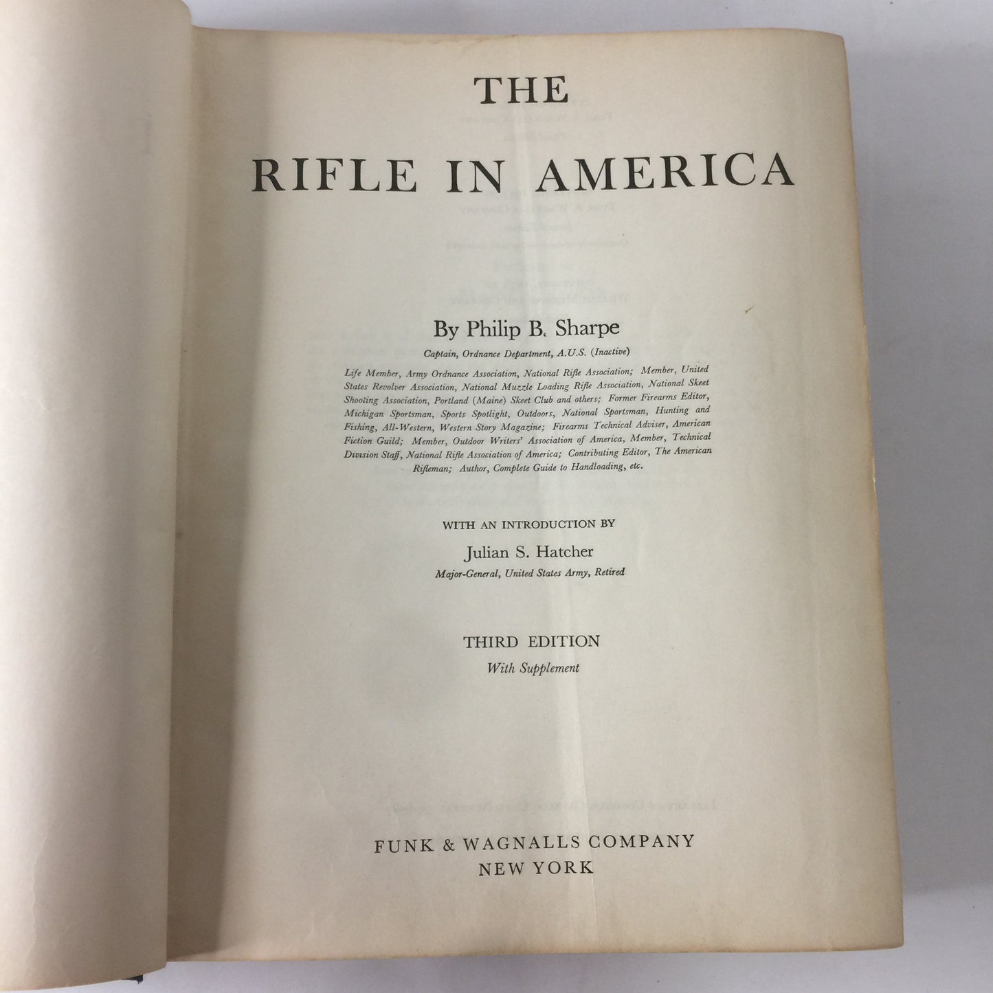 The Rifle in America - Phillip B. Sharpe - 3rd Edition - 1953