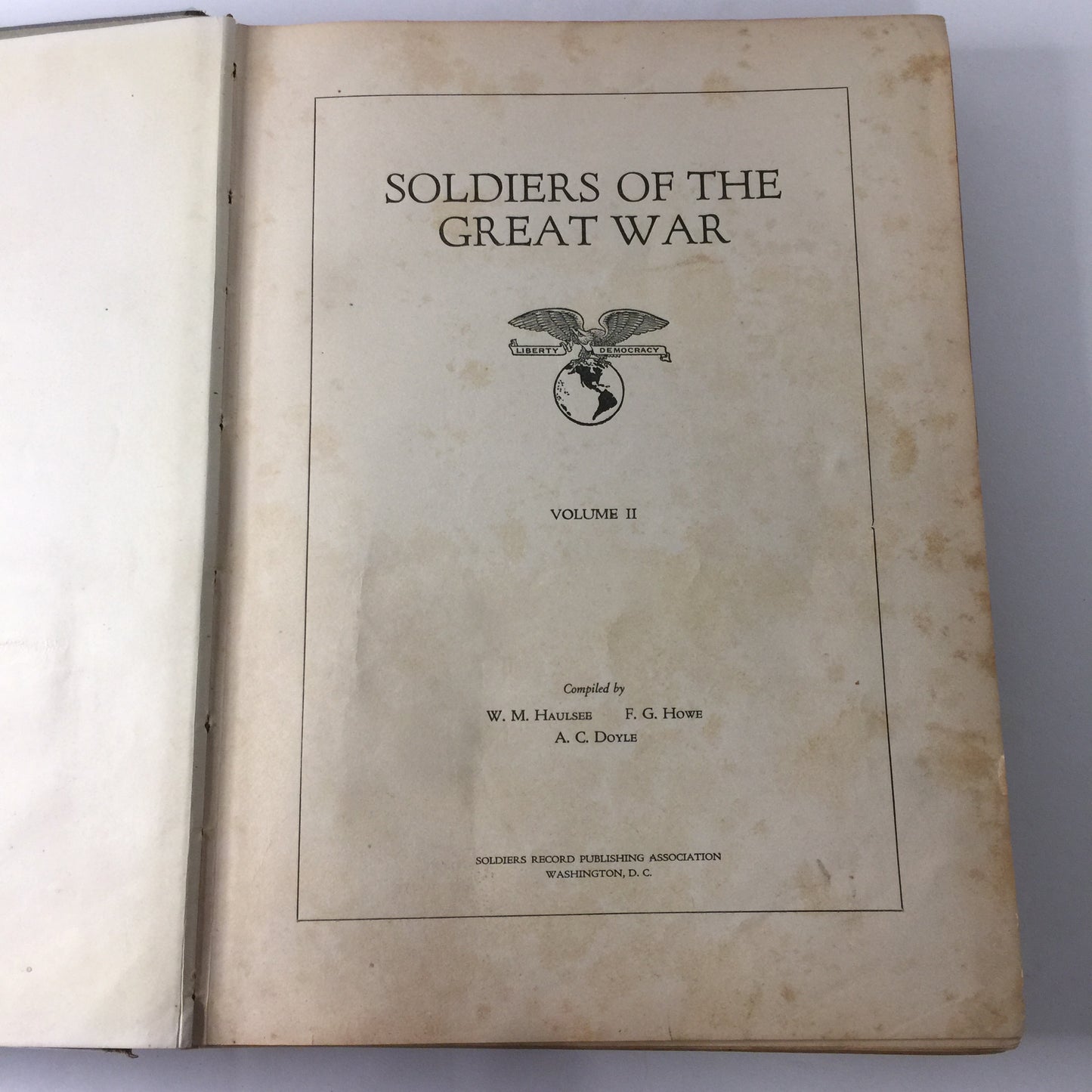 Soldiers of The Great War - Haulsee, Howe, Doyle - Vol. 2 - 1920