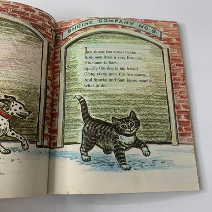 Sam The Firehouse Cat - Virginia Parsons - 1st “A” Edition - 1968