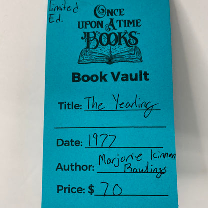 The Yearling - Marjorie Kinnan Rawlings - Limited Edition - Franklin Library - 1977