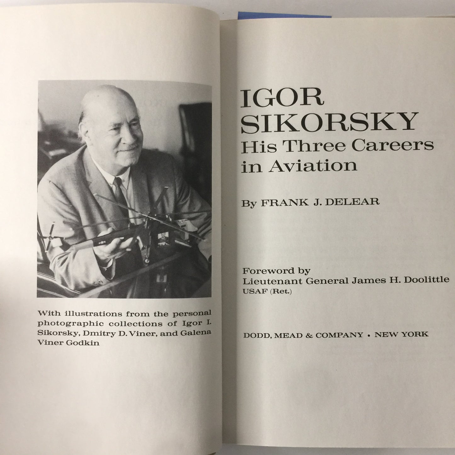 Igor Sikorsky - Frank Delear - 1st Edition - 1969