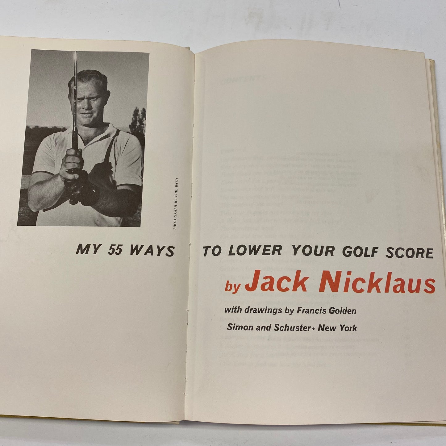 My 55 Ways to Lower Your Golf Score - Jack Nicklaus - 7th Print - 1964