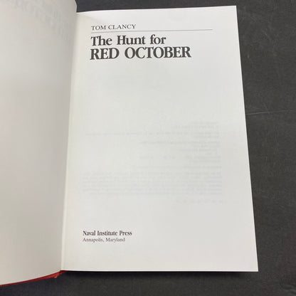 The Hunt for Red October - Tom Clancy - 29th Printing - 1984