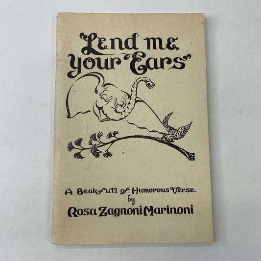 Lend Me Your Ears - Rosa Z. Marinoni - Signed - 1966