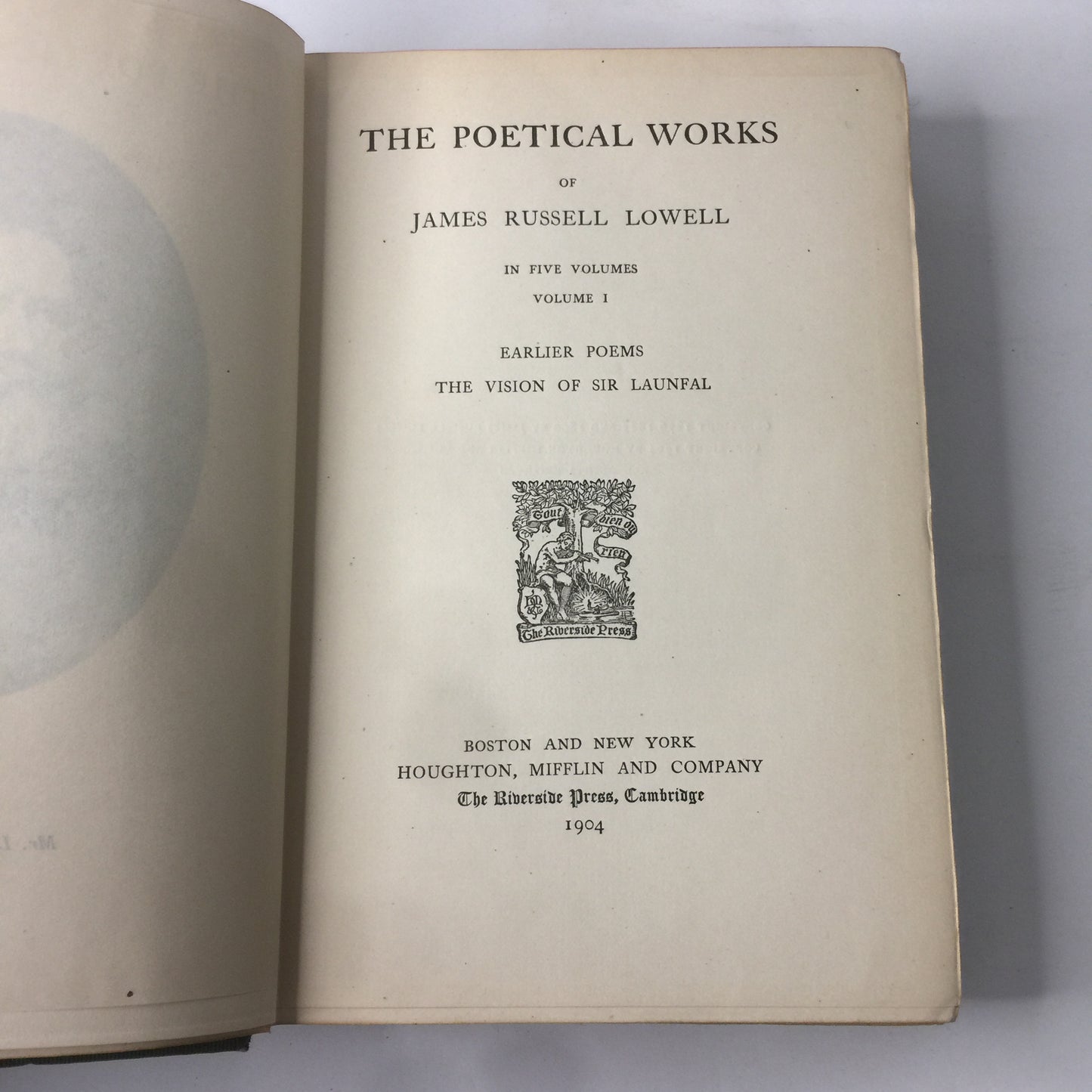 Lowell’s Works - James Lowell - 10 Volumes - 1904