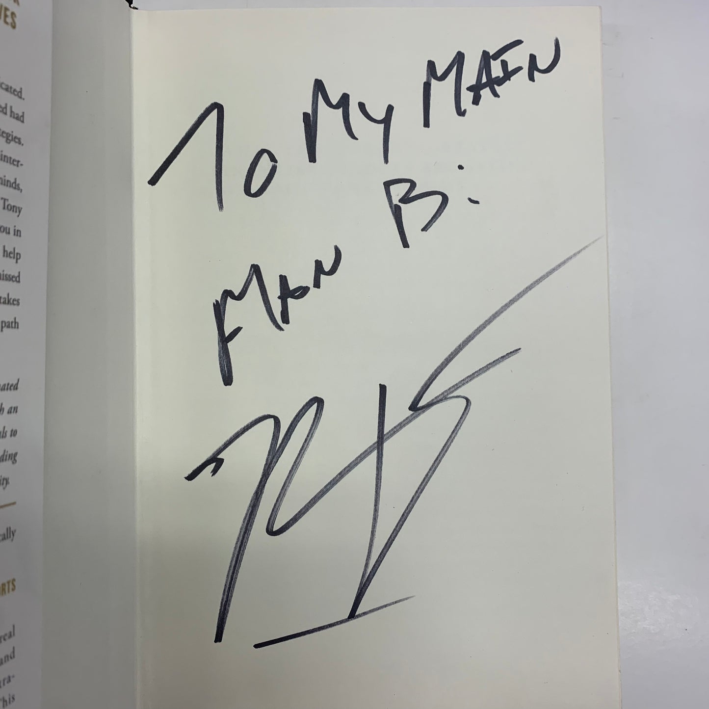 Money: Master The Game - Tony Robbins - Signed - 2014