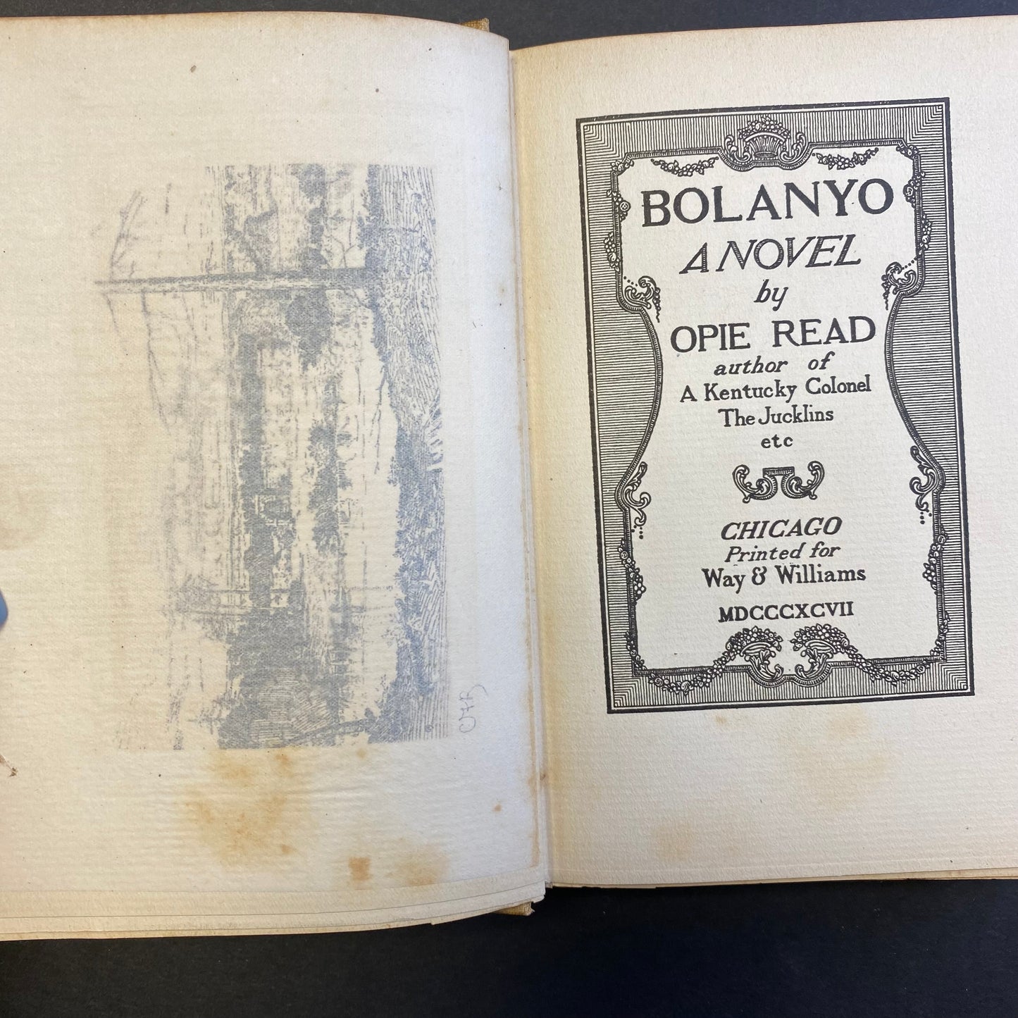 Bolanyo - Opie Read - 1st Edition - 1897