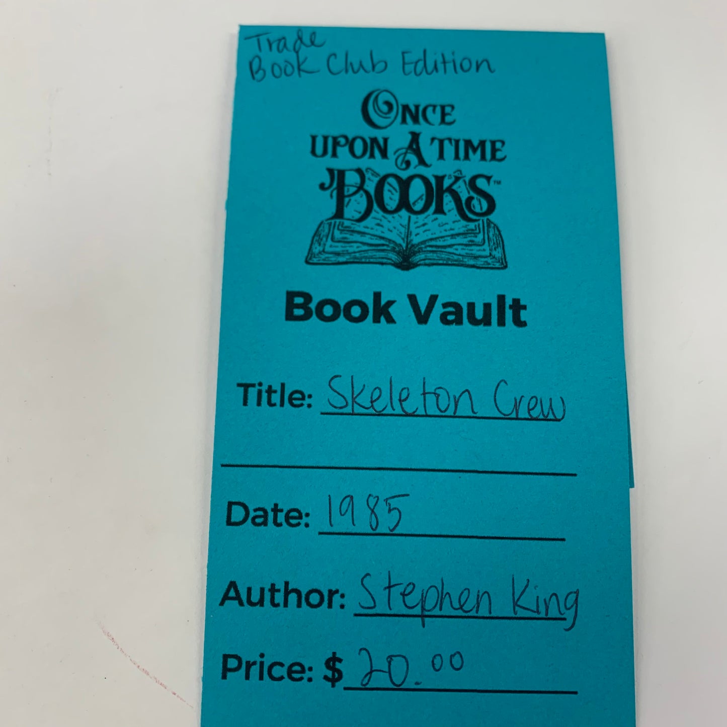 Skeleton Crew - Stephen King - Trade Edition - Book Club Edition - 1985