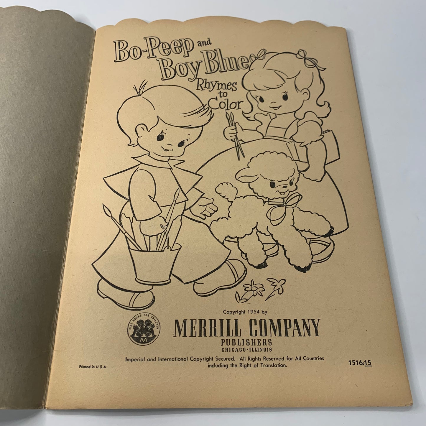 Bo-Peep and Boy Blue - Merrill Company Publishers - 1954