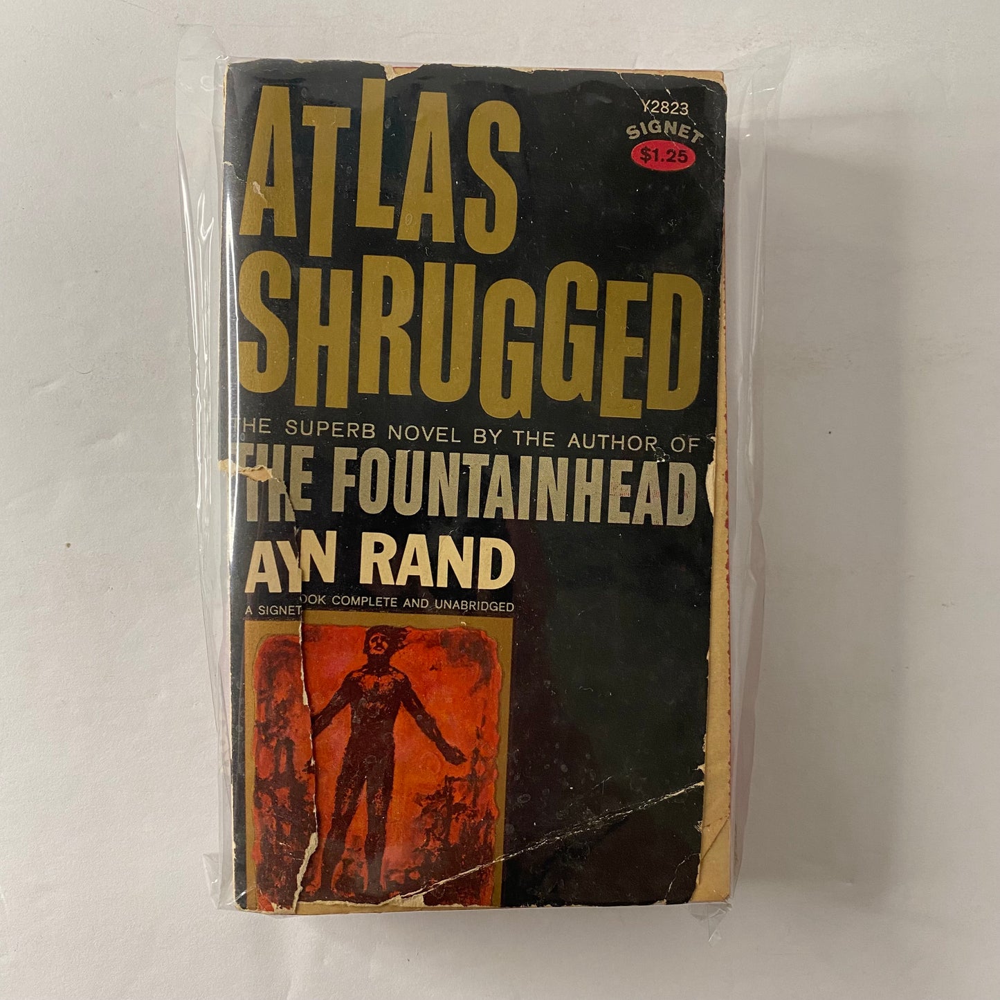 Atlas Shrugged - Ayn Rand - Torn Cover - 1957