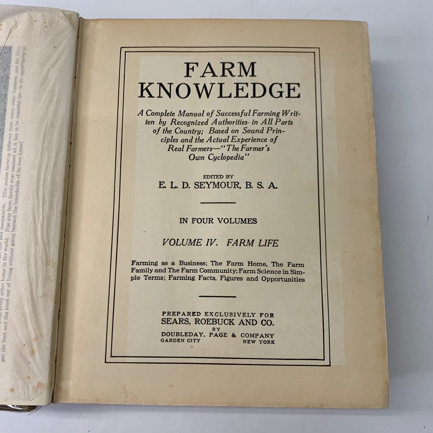 Farm Knowledge - E. L. D. Seymour - Volume 4 - 1919