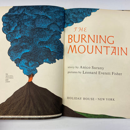 The Burning Mountain - Anico Surany - Signed - 1st Edition - 1965