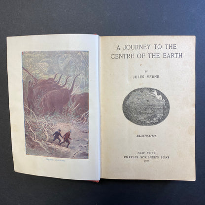 A Journey to the Centre of The Earth - Jules Verne - Scarce - 1926