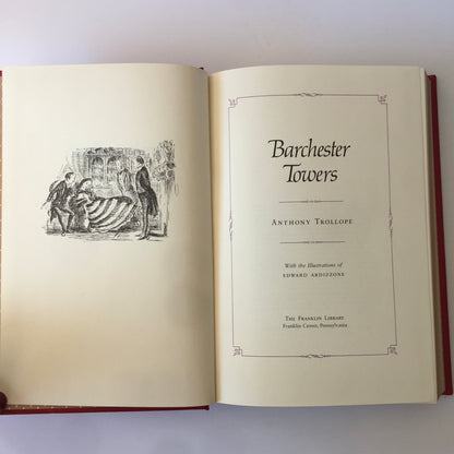 Barchester Towers - Anthony Trollope - Franklin Library - 1982