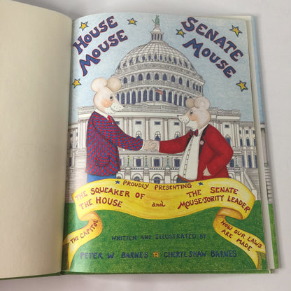 House Mouse Senate Mouse - Peter W. Barnes and Cheryl Shaw Barnes - Signed - 1996