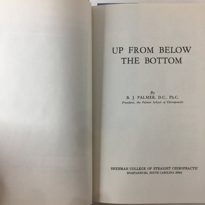 Up From Below the Bottom - B. S. Palmer - Vol 23 - 1979