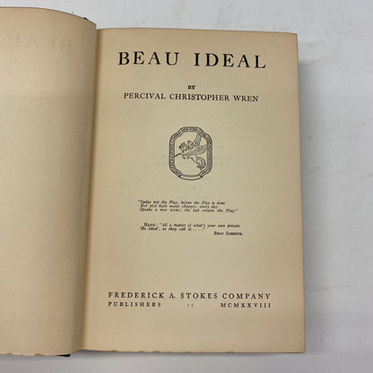 Beau Ideal - P. C. Wren - 1928