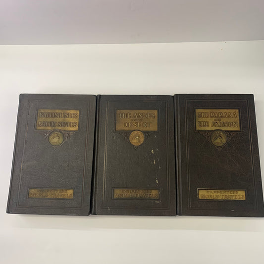 Carpenters World Travels - Frank G. Carpenter - 3 Book Set - 1930