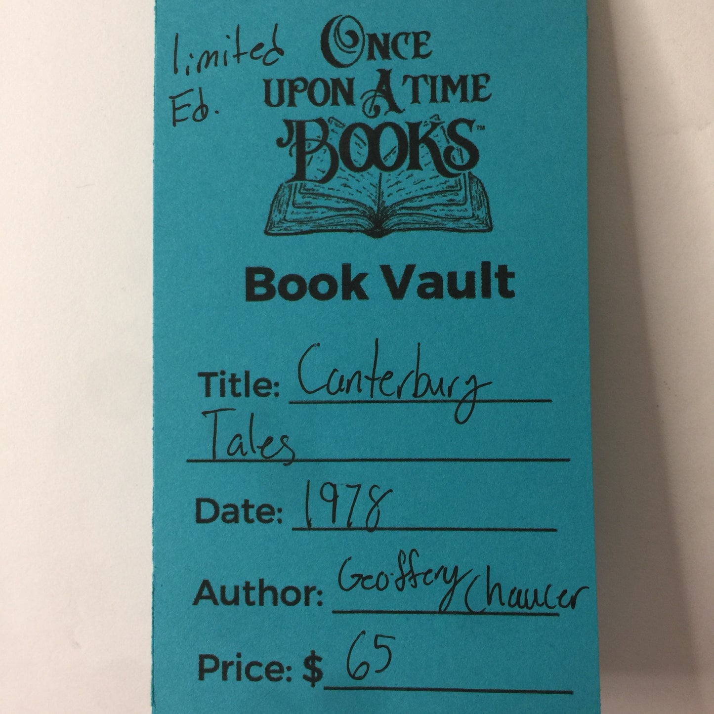 Canterbury Tales - Geoffrey Chaucer - Franklin Library - Limited Edition - 1978