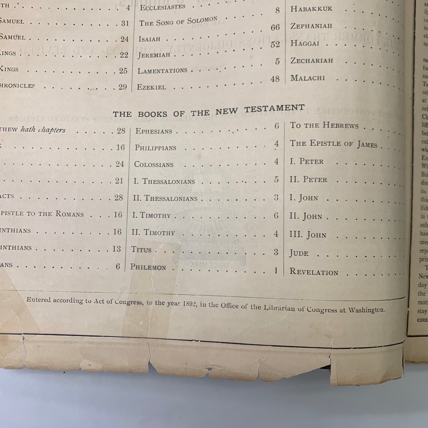 The Holy Bible - Various - 1892