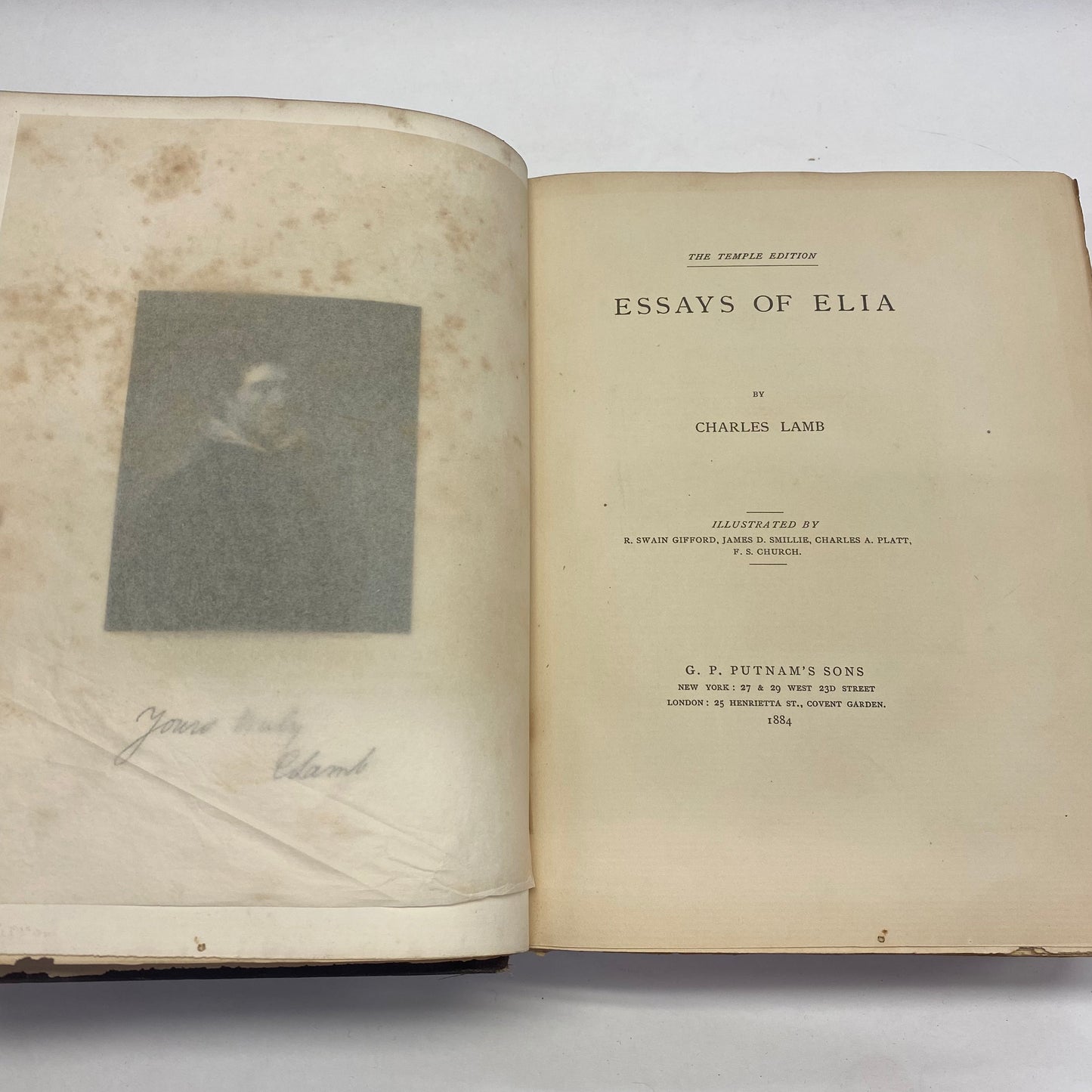 The Essays of Elia - Charles Lamb - 1884