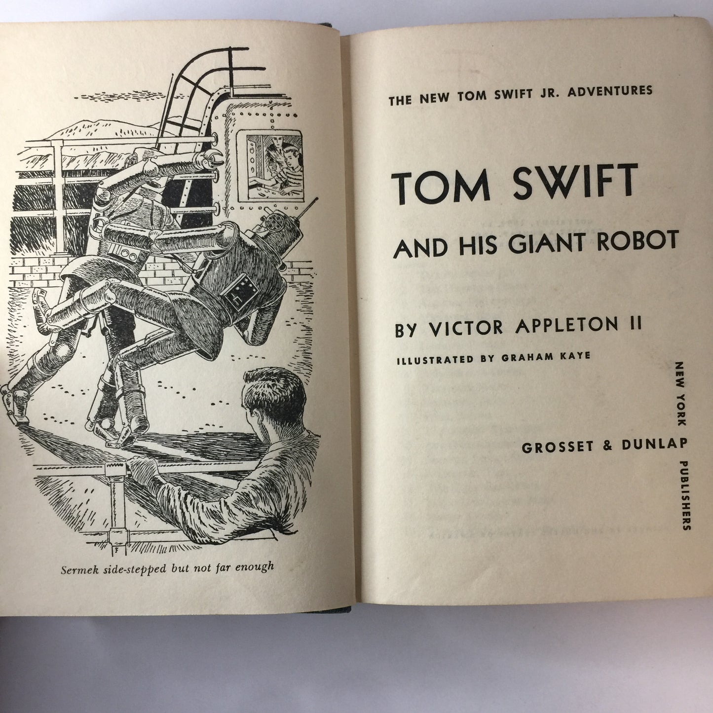 Tom Swift and his Giant Robot - Victor Appleton II - 1st Edition - 1954