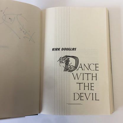 Dance With The Devil - Kirk Douglas - 1st Edition, Signed - 1990