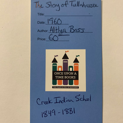 The Story of Tullahassee - Althea Bass - Creek Indian School - 1960