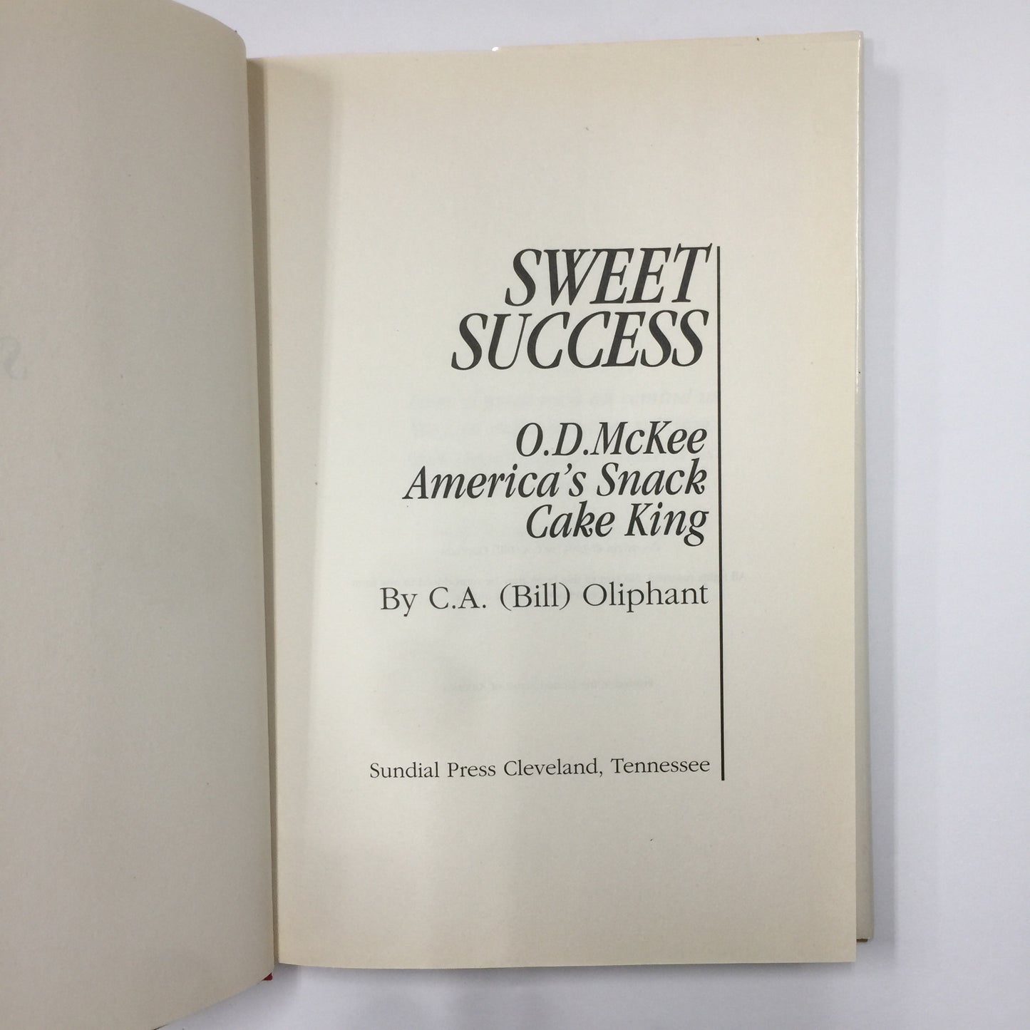 Sweet Success - C. A. Oliphant - Signed