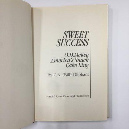 Sweet Success - C. A. Oliphant - Signed