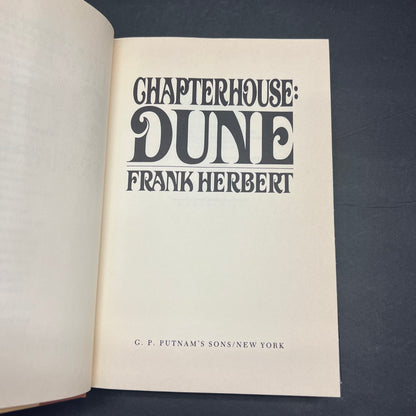 Chapterhouse: Dune - Frank Herbert - 1st Edition - 1985