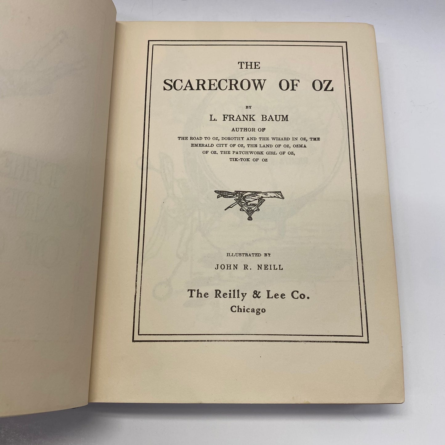 The Scarecrow of Oz - L. Frank Baum - Early Print - Harvested Plates - 1915