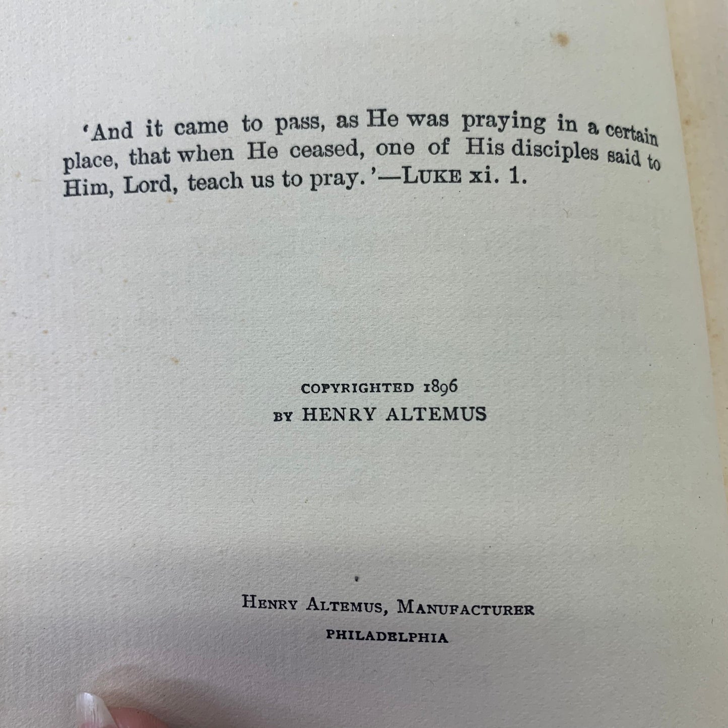 Lord, Teach Us To Pray - Andrew Murray - 1896