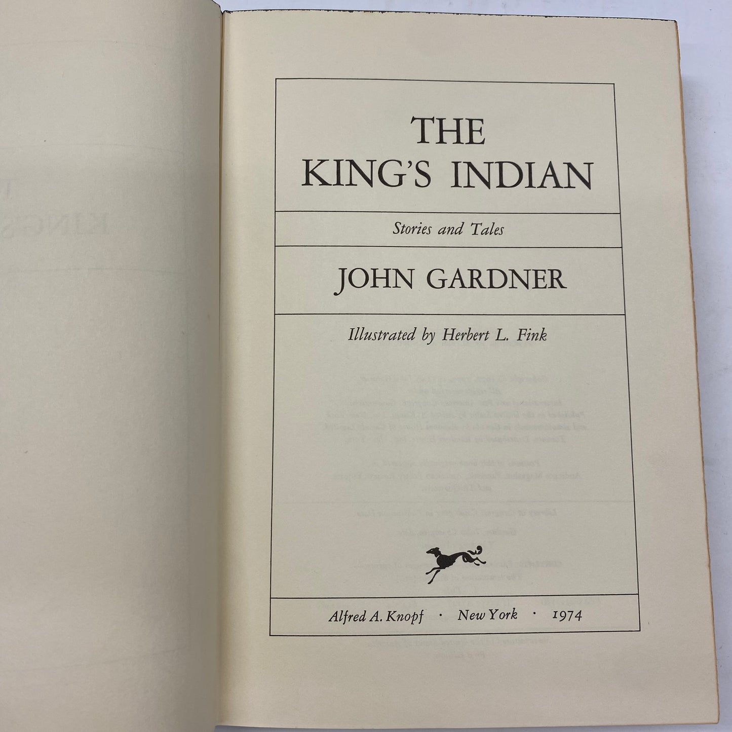 The King’s Indian - John Gardner - 1st Edition - 1974