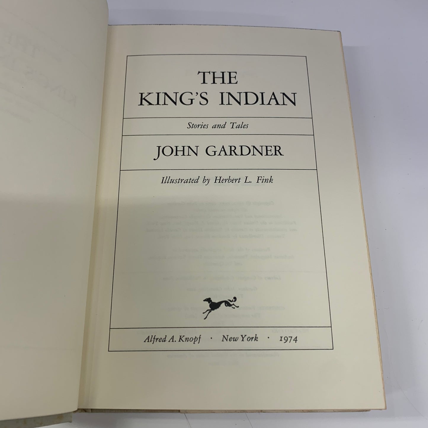 The King’s Indian - John Gardner - 1st Edition - 1974