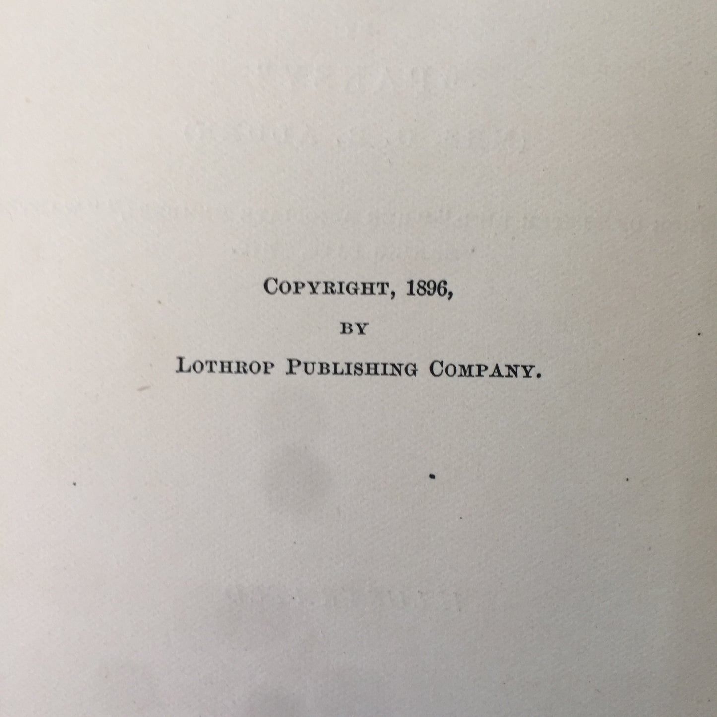 Overruled - “Pansy” - The Pansy Books - 1896