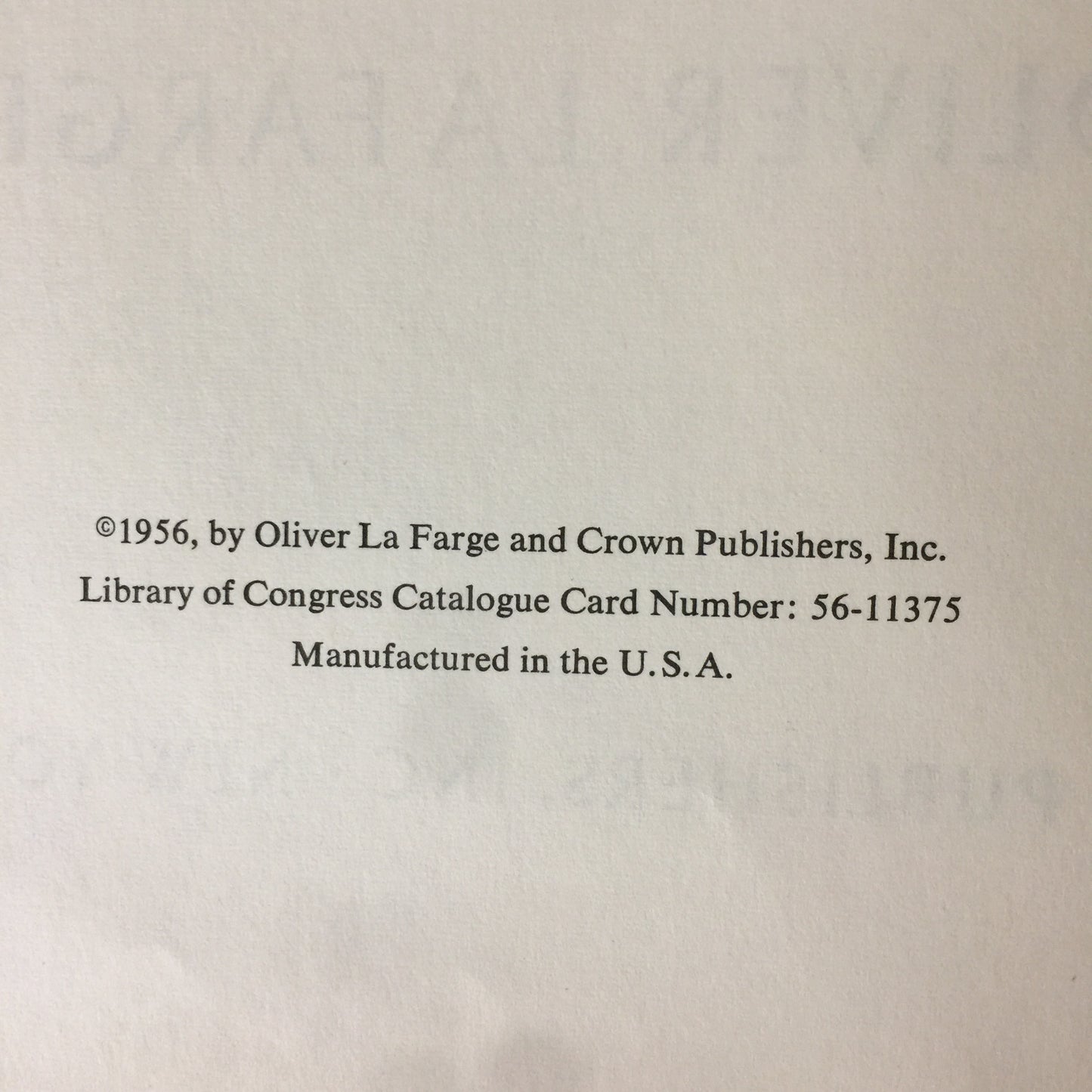 A Pictorial History of the American Indian - Oliver La Farge - Signed - 1956