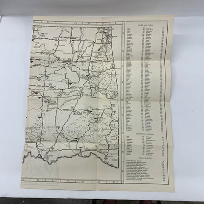 Oklahoma: A Guide to the Sooner State - Various - Includes Map - 1957