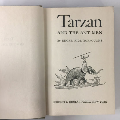 Tarzan and the Ant Men - Edgar Rice Burroughs - Reprint - 1924