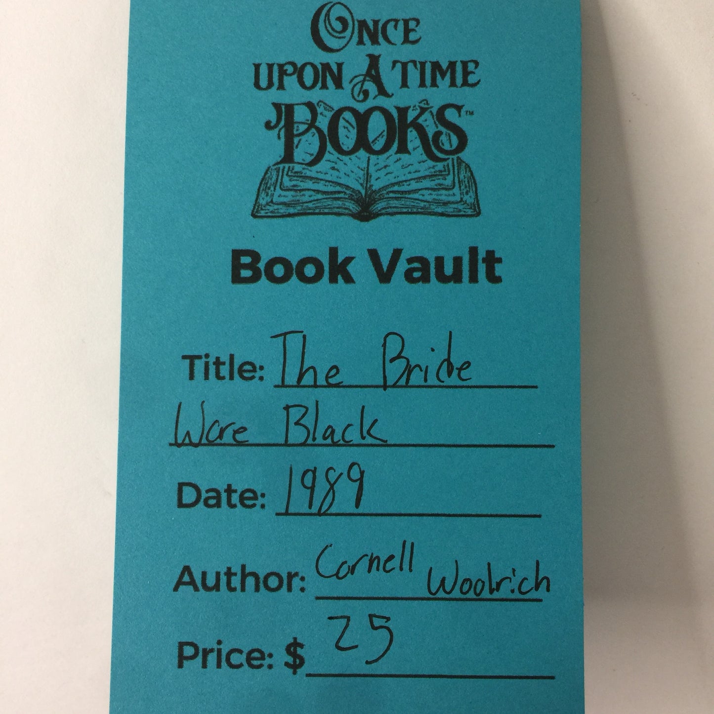 The Bride Wore Black - Cornell Woolrich - Franklin Library - 1989