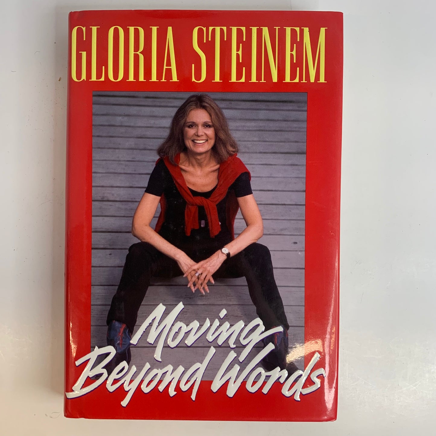 Moving Beyond Worlds - Gloria Steinem - Signed - 1994