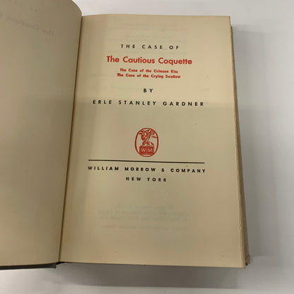 The Case of the Cautious Coquette - Erle Stanley Gardner - 1949