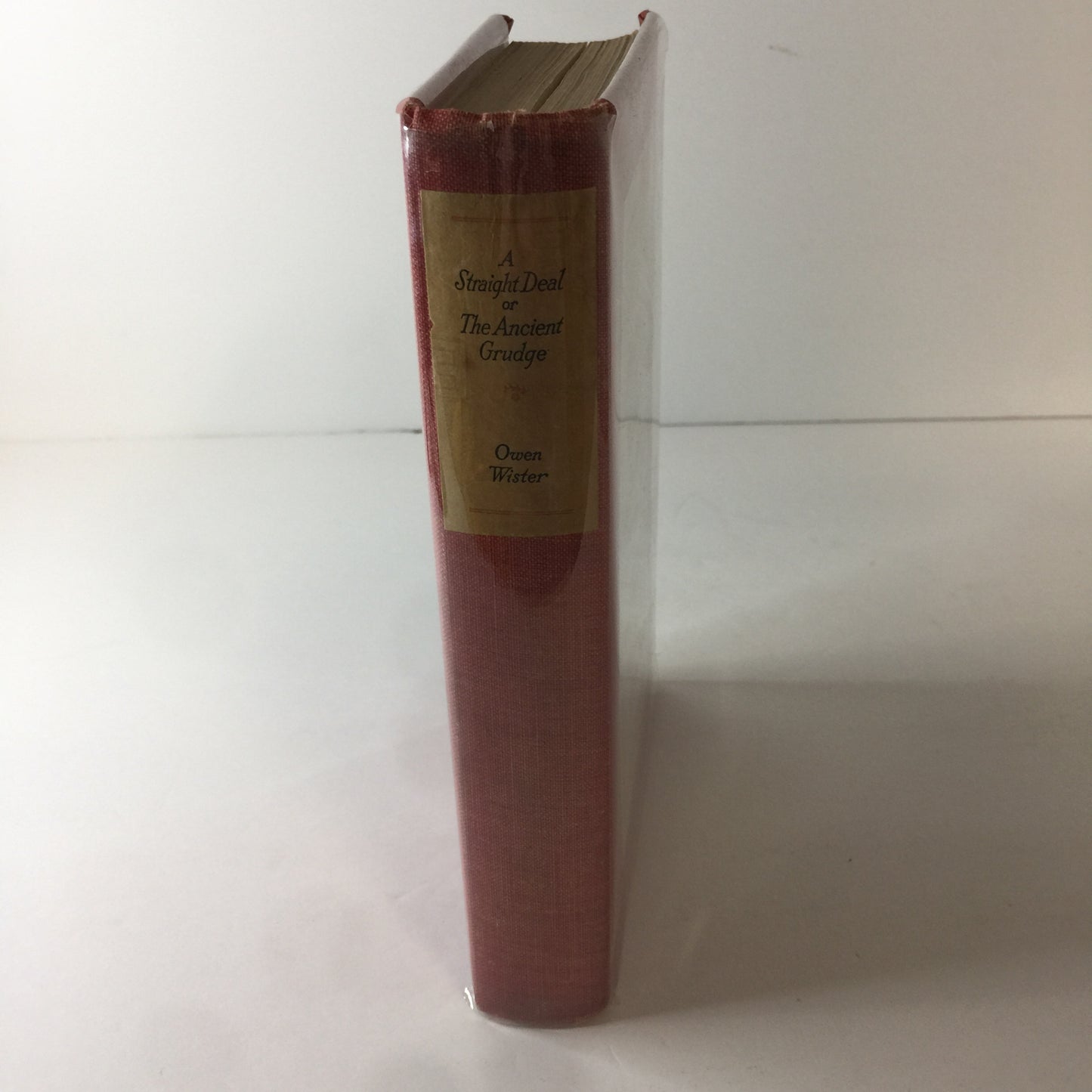 A Straight Deal or The Ancient Grudge - Owen Wister - 1st Edition - 1920